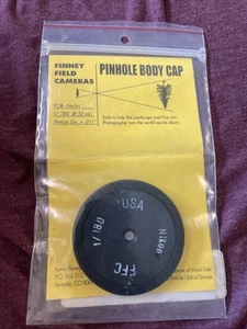Finney Drilled Pinhole Body Cap For Nikon F Mount New with directions - Picture 1 of 4