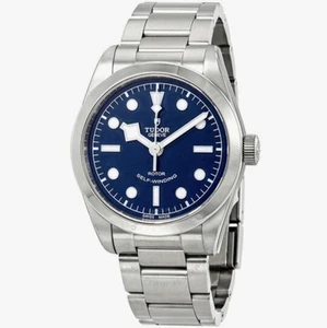 TUDOR Heritage Black Bay 36 Blue 79500 - Box & Papers W/ Free Bracelet Half-Link - Picture 1 of 14