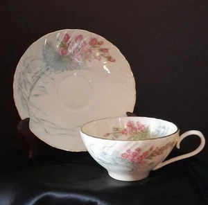 Vintage Lenox R Bouquet Ltd Edition 1987 Teacup & Saucer Mother's Day - Picture 1 of 3