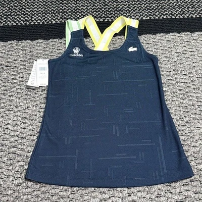 Lacoste Tank Top Women’s Sz 4 NWT Racerback Quick Drying Training Gym Activewear - Image 1 of 4