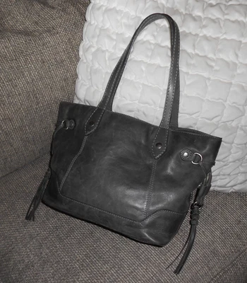 Frye Melissa серый сумка с короткими ручками наплечная сумка сумочка искусственно состаренной кожи серый - Изображение 1 из 4