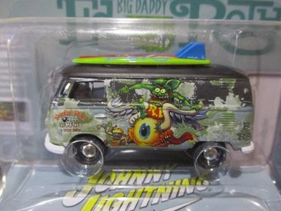 JOHNNY LIGHTNING 2023 ХРАНЕНИЯ ОЛОВА RELASE 3 B, 1965 RAT FINK VW T2 ТРАНСПОРТЕР - Изображение 1 из 4