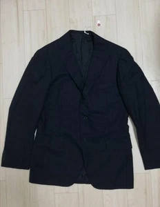SHIPS by RING JACKET Ermenegildo Zegna Wool Blazer Size 50 Navy Shadow Stripe - Picture 1 of 7