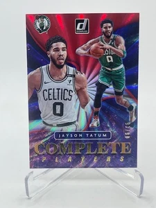 2021-22 DONRUSS JAYSON TATUM COMPLETE PLAYERS RED LASER #D 93/99 SP CELTICS - Picture 1 of 1