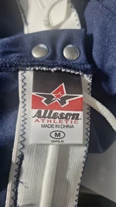 (BB - 41) ALLESON GIRL'S SOFTBALL PANT BLUE SIZE MEDIUM - Picture 1 of 1