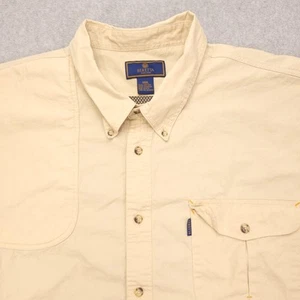 Beretta Shooting Shirt Mens 3XL Beige Padded Shoulder Short Sleeve Vented Camp - Picture 1 of 10