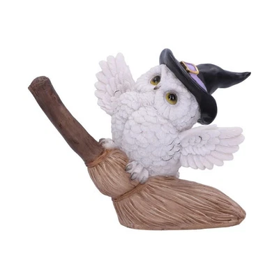 Nemesis Now Snowy Magic Flight Owl Familiar Figurine, White, 13.5cm