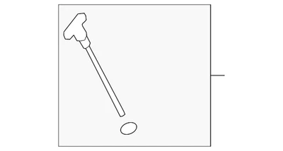 Genuine Hyundai 2013-2019 Accent Sonata Veloster Elantra Dipstick 26611-2B610 - Image 1 of 2
