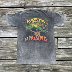 CAMISETA PROMOCIONAL ÁLBUM LEVANTAMIENTO BOB MARLEY VINTAGE TALLA GRANDE ¡DESGASTADA! - Imagen 1 de 8