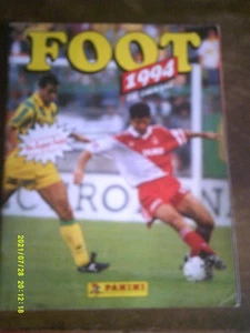 ALBUM  PANINI FOOTBALL 1994 FRANCE INCOMPLET  ZIDANE ROOKIE BORDEAUX - Imagen 1 de 7