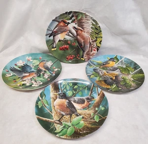 Juego de 4 platos decorativos de PORCELANA Edwin Knowles - Imagen 1 de 8