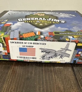 Paquete de figuras AC-130 Hercules Air Gunship General Jim’s Bricks Plus - Nuevo sellado - Imagen 1 de 12
