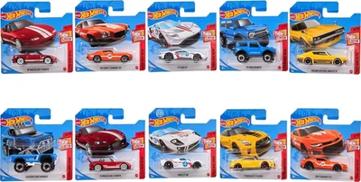 Toy Cars or Trucks 10-Pack, Amazon Set of 10 1:64 Scale Vehicles for Kids & Coll - Image 1 of 4