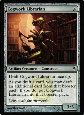 MTG TCG - Cogwork Librarian 58 Conspiracy - NM Free Shipping $5+ - Image 1 of 2