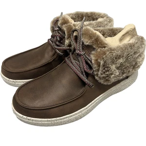 BOBS di Skechers stivaletto da donna taglia 9,5 deltaplano skipper foderato in pelliccia sintetica - Foto 1 di 12