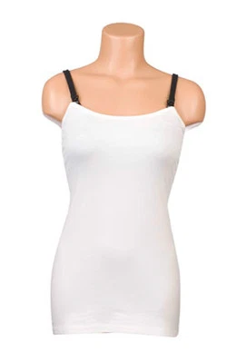UNDERCOVER MAMA BREAST FEEDING MATERNITY NURSING BRA TANK TOP SHIRT CAMISOLE  - Image 1 of 4