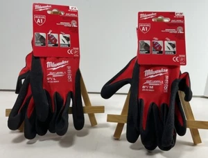 Milwaukee 48-22-8902 Men's Size LG + Med Construction Gloves Set Of Two 2 PACK! - Picture 1 of 20