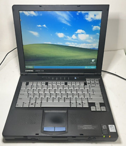 Vintage COMPAQ Armada E500 Laptop Pentium III 497Mhz 2GB RAM 30GB HDD Win XP