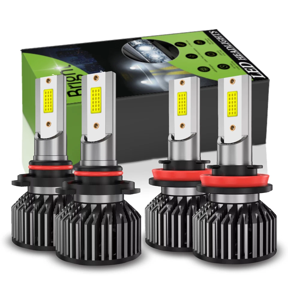 Para Honda Accord Sport 2016-2017 - 4X 6000K Bombillas LED haz alto bajo Foto 1 de 4