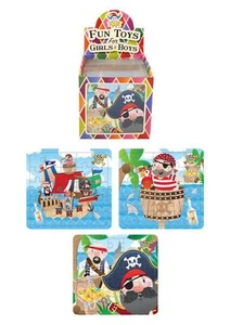 Mini Children's Boys Kids Pirate Puzzles Party Bag Fillers Toy Gift Birthday - Picture 1 of 1