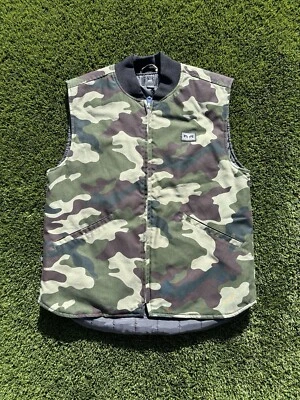 Chaleco Camuflaje OBEY Talla Pequeña Escorpión Rosa Flor Logo Cremallera Completa Foto 1 de 4