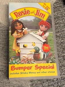 Rosie And Jim Sticky Honey Bumper Special VHS Tape Childrens Kids Video - Picture 1 of 1