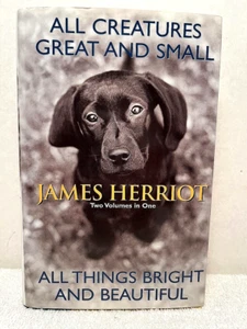 ALL CREATURES GREAT & SMALL + ALL THINGS BRIGHT & BEAUTIFUL Herriot 2 Books In 1 - Picture 1 of 1