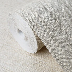 Plain Yellow Faux Grass Sack Grasscloth Textured Lines Italian modern Wallpaper - Picture 1 of 10
