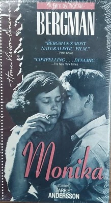 Monika 1953  VHS Home Vision Harriet Andersson Rare  Rare New and sealed - Image 1 of 2