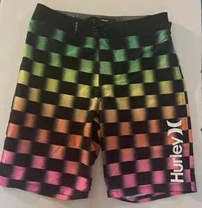 Hurley boys size 12 board shorts - 26” waist Boardshorts Board Shorts NWT - Picture 1 of 3