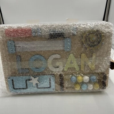 Personalized Name Puzzle Toys Customized Educational Wooden Puzzle “LOGAN” - Image 1 of 4
