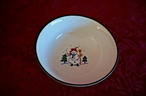 PFALTZGRAFF SNOW VILLAGE CEREAL/ SOUP BOWL - Picture 1 of 2