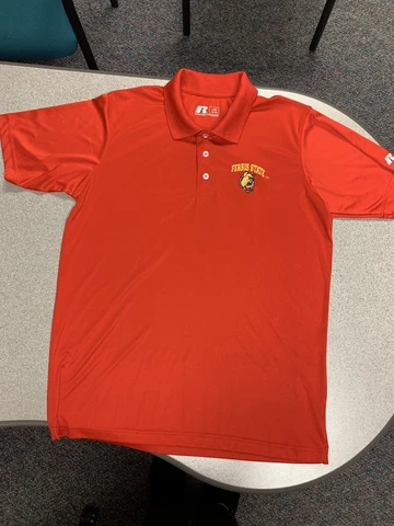 Ferris State Bulldog Shirt - Sz L (42-44) (Russell Athletic) EUC Cover