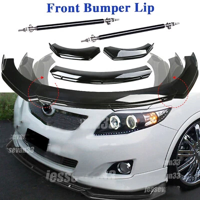 For Toyota Corolla Front Bumper Lip Part Accessories Splitter Spoiler Body - Image 1 of 4