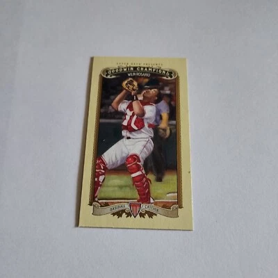 2012 Upper Deck Goodwin Champions Baseball Card Mini Wilin Rosario #221 - Image 1 of 2