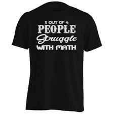 Funny 5 Out Of 4 people Struggle With Math Men's T-Shirt/Tank Top hh977m