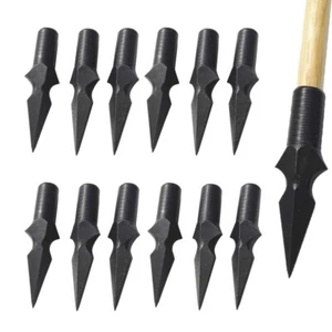 Archery Traditional 200gr Tip Broadhead 8MM Arrowheads Arrow  Points Target Hunt - Picture 1 of 9