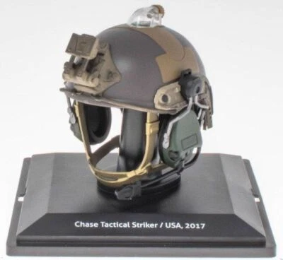  CHASE TACTICAL STRIKER HELMET- USA, 2017 - 1:5 SCALE  COLLECTORS INC STAND/CASE - Image 1 of 3