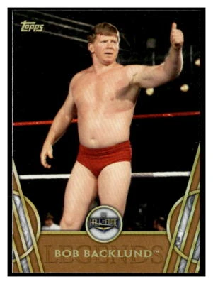 2018 Topps Legends of WWE Bronze #5 Bob Backlund  - Image 1 of 2