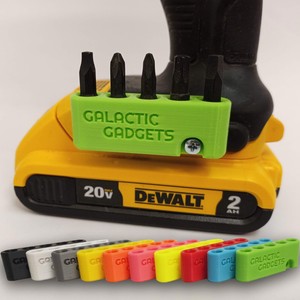 MAGNETIC Bit Holder | DeWalt 20V 18V 12V Drills, Drivers,
                            Impacts 5 Slot - www.galacticgadgets.co