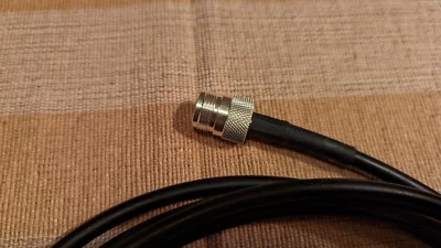 10 feet N Male to N Female Bulkhead Times Microwave LMR-240 Ultraflex (UF) Cable - Image 1 of 3