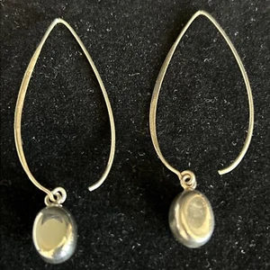 Silpada Sterling Silver Threader Bead Ball Dangle Earrings W0821 - Picture 1 of 9