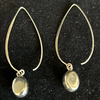 Silpada Sterling Silver Threader Bead Ball Dangle Earrings W0821 - Image 1 of 4