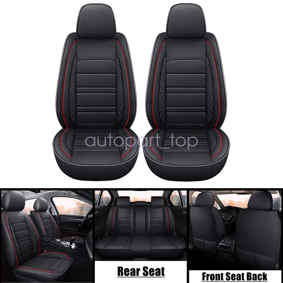 Juego completo de fundas de asiento de coche para Ford Explorer Sport Trac 2001-2010 cuero PU negro Foto 1 de 4