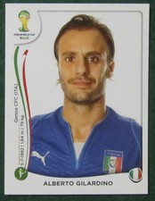 2014 Panini Brasil World Cup Album Sticker #333 Italy ALBERTO GILARDINO