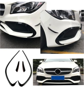✅ ALERÓN DELANTERO AERO FLAPS MERCEDES-BENZ CLA C117 W117 AMG ÓPTICA NEGRO NUEVO - Imagen 1 de 10