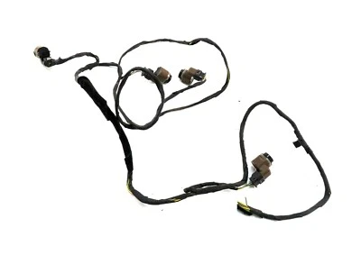 2015 BMW 535i (F10) REAR PDC PARK DISTANCE SENSOR SET w/ HARNESS (BLACK 2 668) - Image 1 of 4