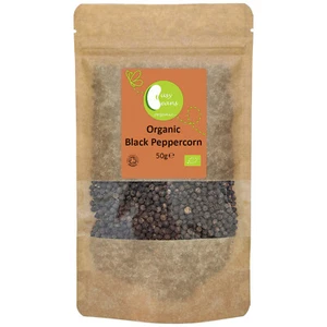 Organic Black Peppercorns -Certified Organic- by Busy Beans Organic - Picture 1 of 12