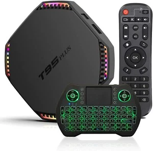 T95 Plus Android TV Box con 4GB RAM 32GB ROM con Teclado - Imagen 1 de 12