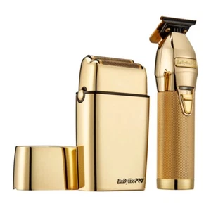 BaByliss PRO LimitedFX Gold Trimmer & Double Foil Shaver Prepack (FXDUOFS2TG) - Picture 1 of 6